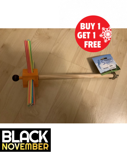 37cm Party Fun Spinning Perch Parrot Toy - BOGOF